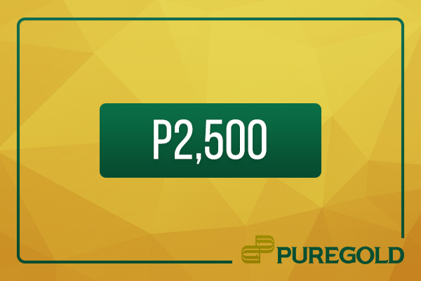 P2,500 eGift